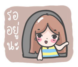 cute tree girl sticker #9330577