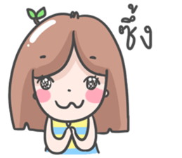 cute tree girl sticker #9330578