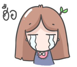 cute tree girl sticker #9330598