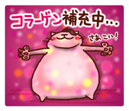 the pad of cat @ Diet sticker #9330687