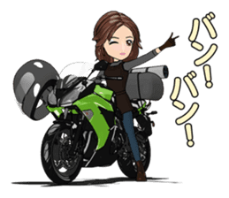 Bustling people touring sticker #9331089