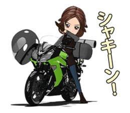 Bustling people touring sticker #9331090