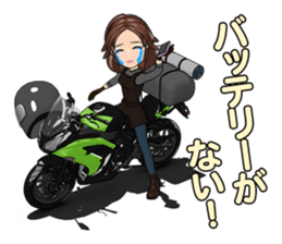 Bustling people touring sticker #9331092