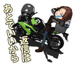 Bustling people touring sticker #9331093