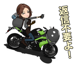 Bustling people touring sticker #9331094