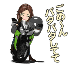 Bustling people touring sticker #9331095