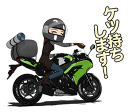 Bustling people touring sticker #9331098