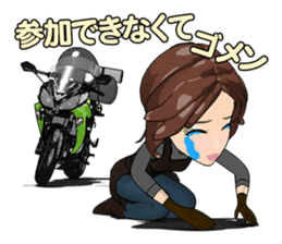 Bustling people touring sticker #9331102