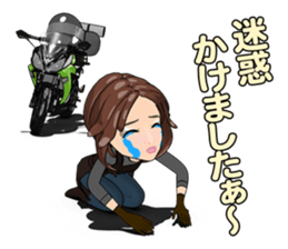 Bustling people touring sticker #9331103