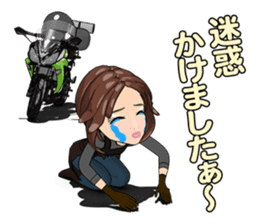 Bustling people touring sticker #9331103