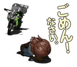 Bustling people touring sticker #9331104