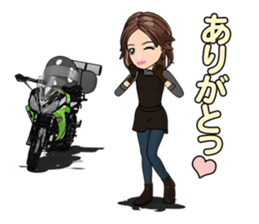 Bustling people touring sticker #9331107