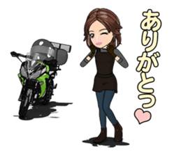 Bustling people touring sticker #9331107