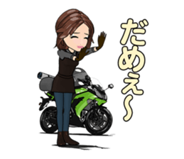 Bustling people touring sticker #9331109