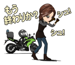 Bustling people touring sticker #9331111