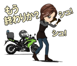 Bustling people touring sticker #9331111