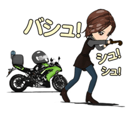 Bustling people touring sticker #9331112