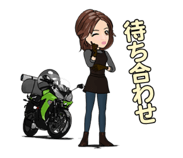 Bustling people touring sticker #9331113