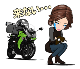 Bustling people touring sticker #9331114