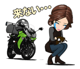 Bustling people touring sticker #9331114