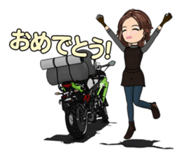 Bustling people touring sticker #9331115