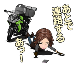 Bustling people touring sticker #9331119