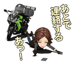 Bustling people touring sticker #9331119