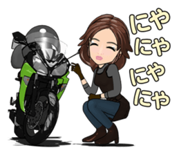 Bustling people touring sticker #9331120