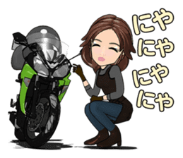 Bustling people touring sticker #9331120