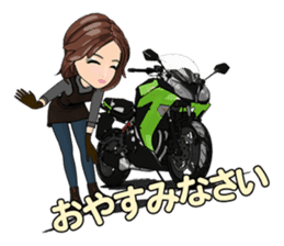 Bustling people touring sticker #9331125