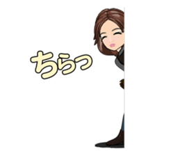 Bustling people touring sticker #9331127