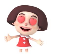 Bob Cut Cute May sticker #9332018