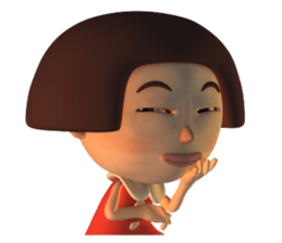 Bob Cut Cute May sticker #9332041