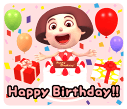 Bob Cut Cute May sticker #9332047