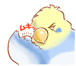 Budgerigars and his friends sticker #9332269