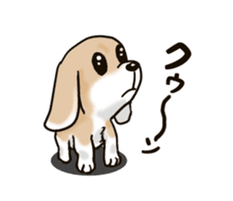 Sticker with dog language sticker #9332336