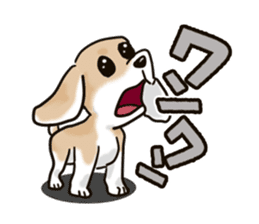 Sticker with dog language sticker #9332337