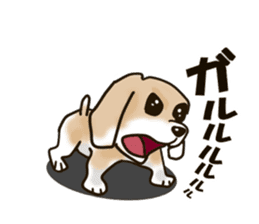Sticker with dog language sticker #9332338