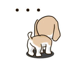 Sticker with dog language sticker #9332339