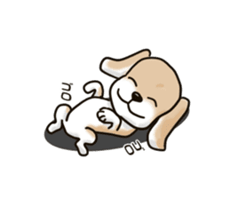 Sticker with dog language sticker #9332346