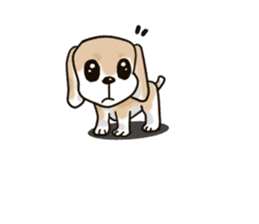 Sticker with dog language sticker #9332348