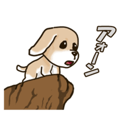 Sticker with dog language sticker #9332367