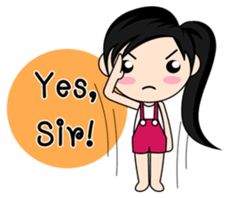 Una : Naughty girl (EN) sticker #9332456