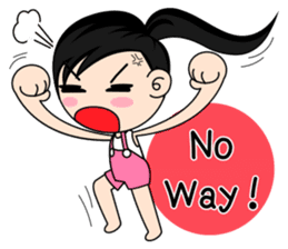 Una : Naughty girl (EN) sticker #9332458