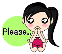 Una : Naughty girl (EN) sticker #9332460