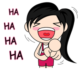 Una : Naughty girl (EN) sticker #9332466