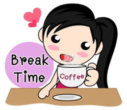 Una : Naughty girl (EN) sticker #9332469