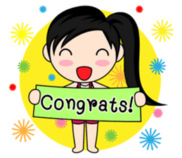 Una : Naughty girl (EN) sticker #9332475