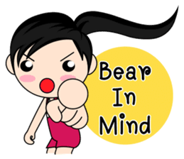 Una : Naughty girl (EN) sticker #9332485