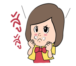 Polly The Smiley Girl sticker #9332890